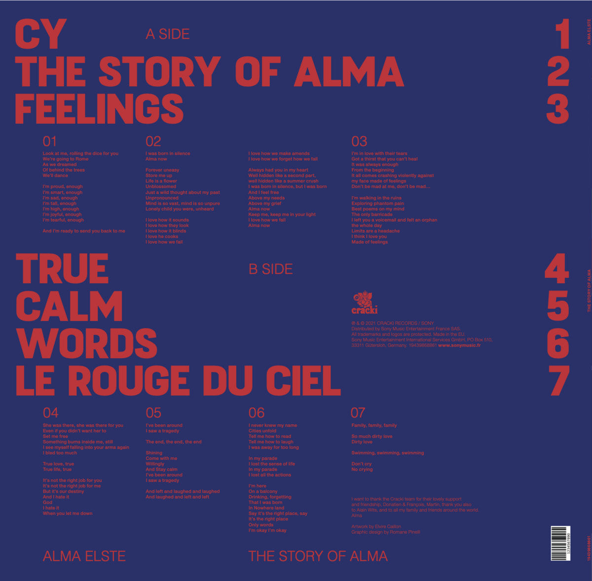 The Story of Alma - Alma Elste (Vinyle)