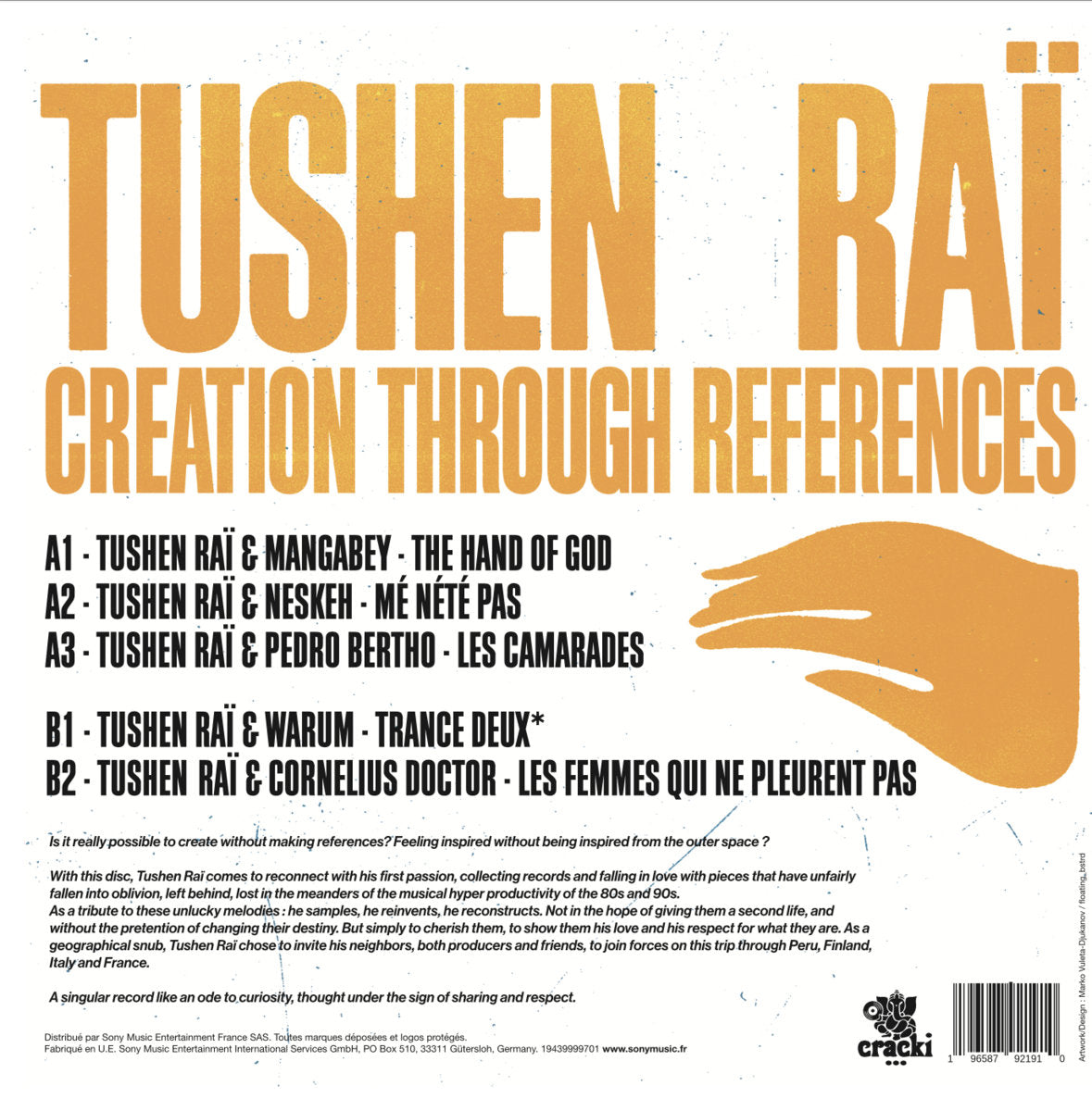 Creation Through References - Tushen Raï (Vinyle)